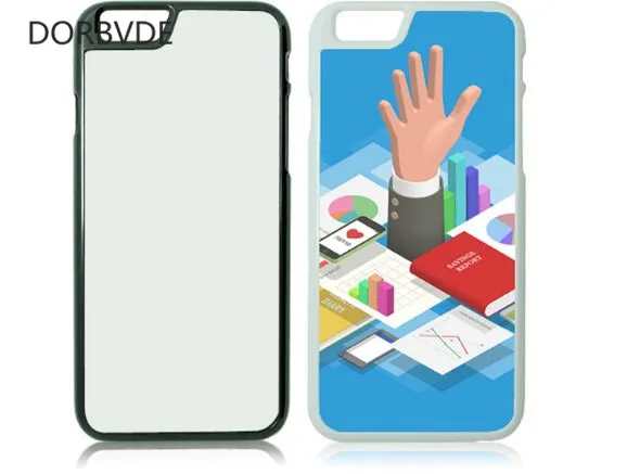 I6 PC Сублимация чехол для iPhone 6 6S 7 Plus Coque жесткий Пластик DIY 2D сублимации крышка с пустой Простыни передачу тепла Fundas