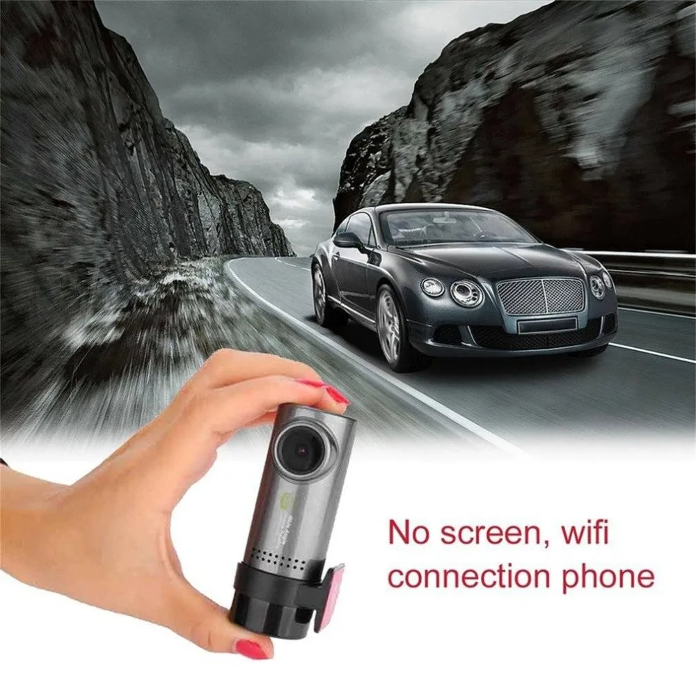 1080P HD Car DVR 330-degrees Rotation WIFI Connection Automobile Data Recorder | Электроника