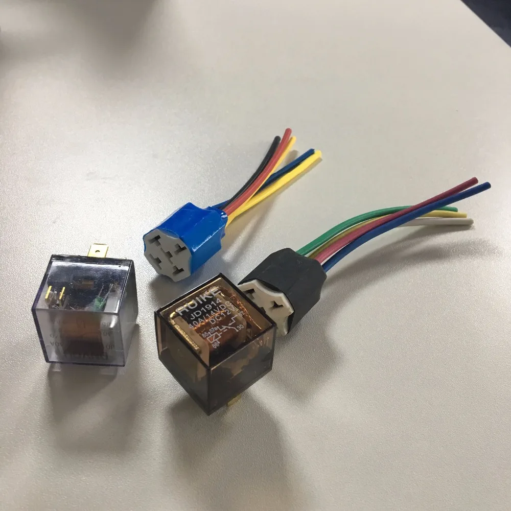 1 комплект или 5 комплектов 1NC 1NO SPDT керамическая розетка Pin автомобильное реле DC 12V