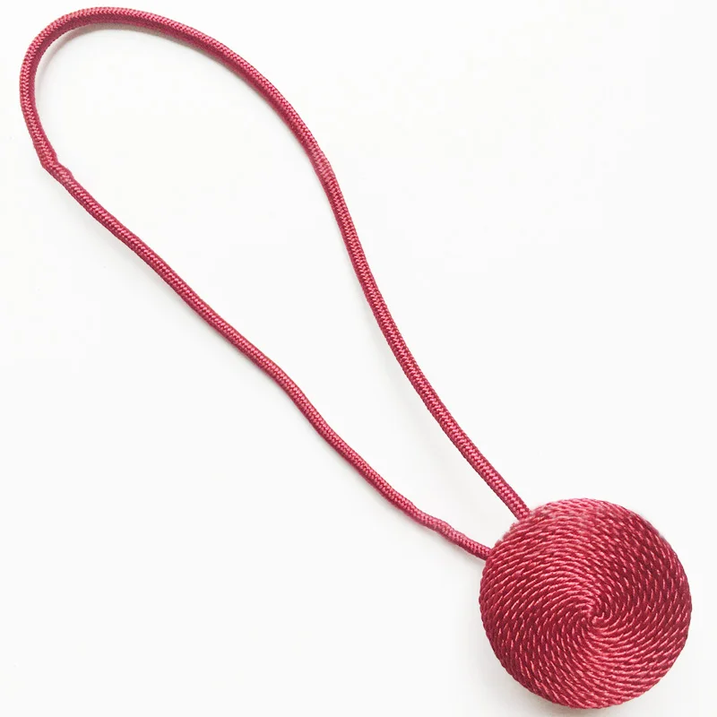 Durable Magnetic Curtain Tiebacks Tie Backs Non-toxic Braided Round Curtain Buckles Holder Home Garden Supplies