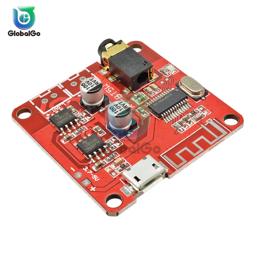 Плата декодера автомобильного динамика 5 Вт + USB MP3 Bluetooth 4 2 усилителя звука модуль