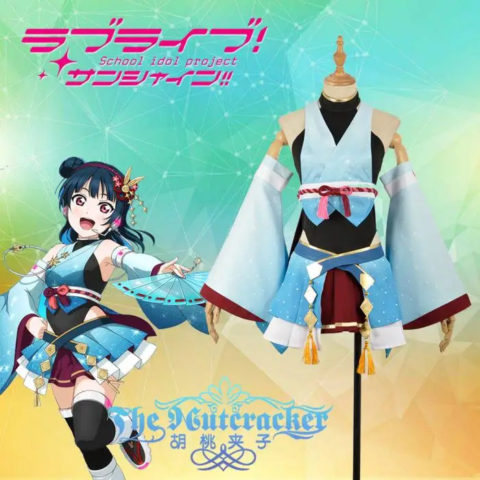 

[Customize] 2018 Anime Love Live Sunshine Aqours Tsushima Yoshiko Rallying Uniform Cosplay Costume For Halloween Free Shipping.