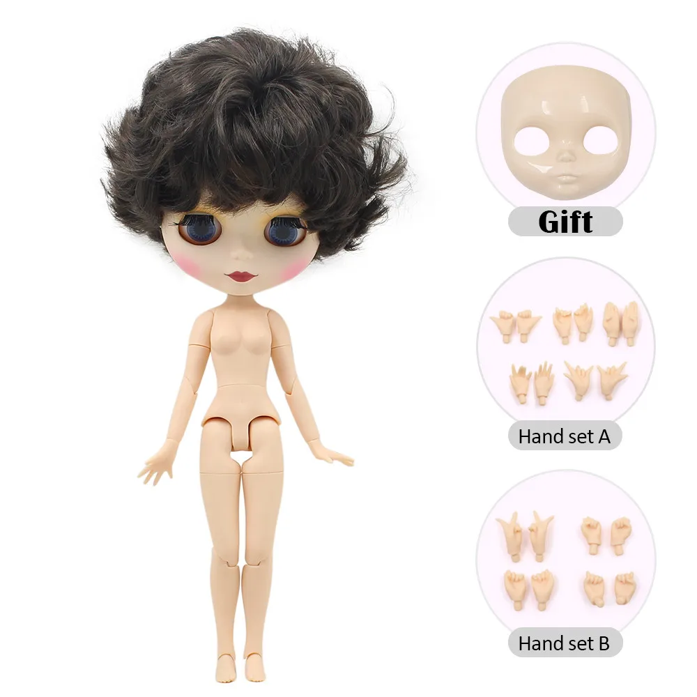 950-joint body ICY blyth кукла Обнаженная нормальное тело и соединение тела BJD куклы Лицевая панель и ручной набор в качестве подарка на продажу - Цвет: 950-joint body