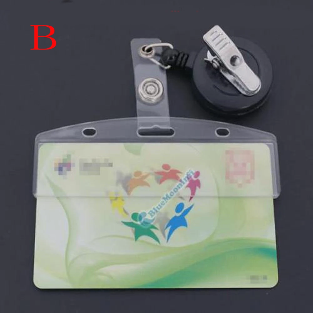 2 компл./лот пластиковый матовый жесткий держатель для значков Овальный зажим