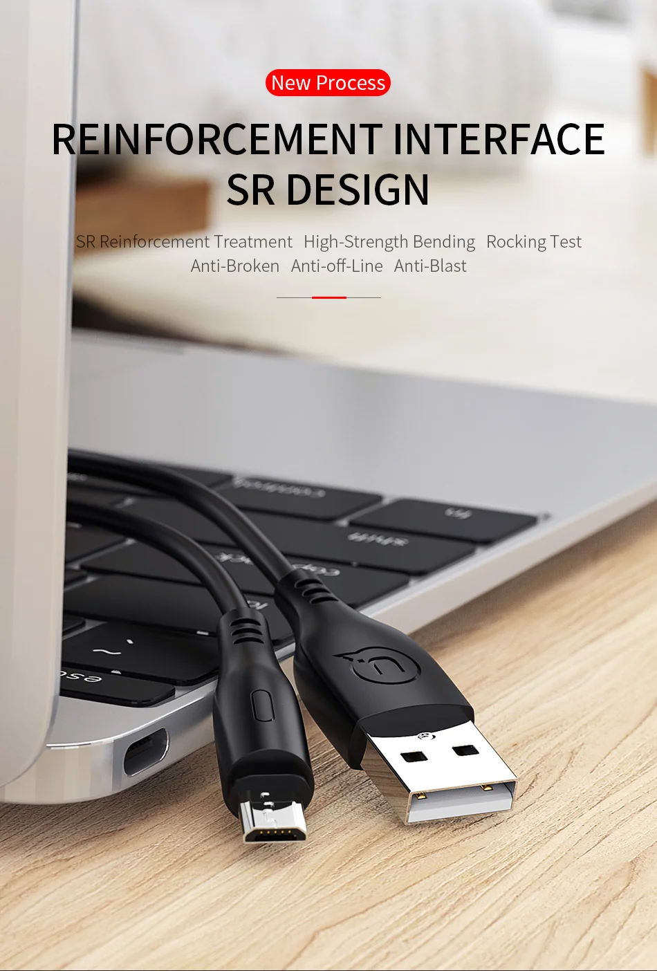 USAMS 10 шт/много микро USB кабель 1 м/2 м 2A кабель передачи данных для быстрой зарядки кабель синхронизации микро данных для samsung Xiaomi Android Microusb