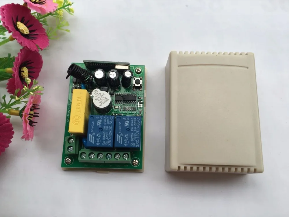 Новая беспроводная радиочастотная система дистанционного управления ac220в 2CH