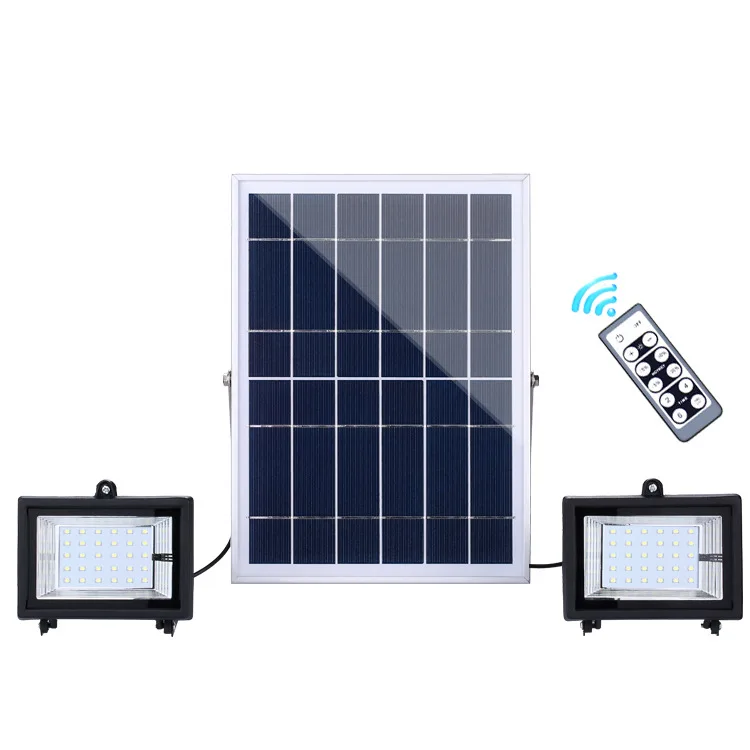 Outdoor high lumems 60led chip solar led flood light for garden with remote controller | Освещение