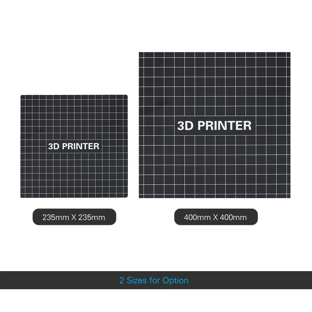 400*400 мм 3D сборки с печатной поверхностью heatкровать наклейка для платформы печати кровать лента лист для CR-10S 3d принтер аксессуары