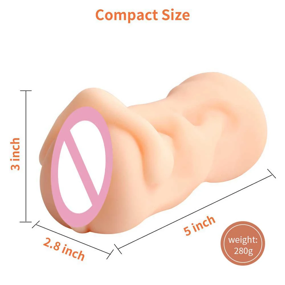 Ультра мягкий мужской Stroker для начинающих реалистичный 4D эластичный рукав