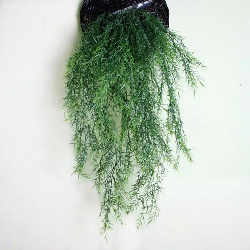 

wall SHORT seagrass interior decoration living room decorative flower, vine green rattan plants