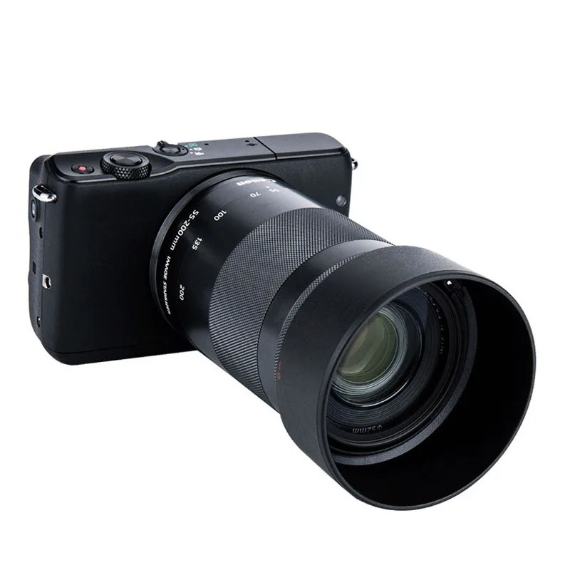 10 шт./лот Φ ET54B бленда объектива камеры для eosm3/m5/m6m/m10 Canon ET-54B 55-200 мм f/4 5-6 3 IS STM камера