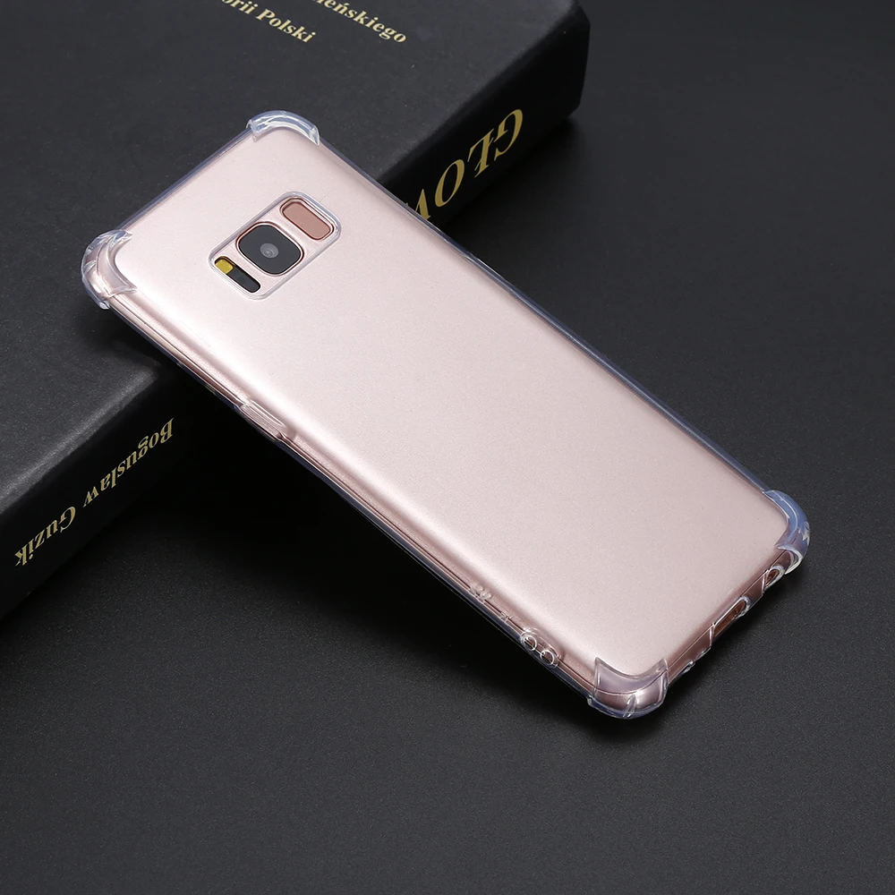 Для samsung Galaxy Note 8 5 4 3 S8 плюс S7 край S6 край A7 A5 A3 J3 J5 J7 C7 C8 S9+ противоударный прозрачный чехол из термополиуретана и Защитный чехол