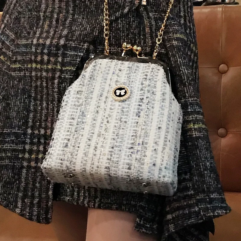 Профессионала рукоделие Материал пакет для модных женщин сумка мессенджер (25x17x8