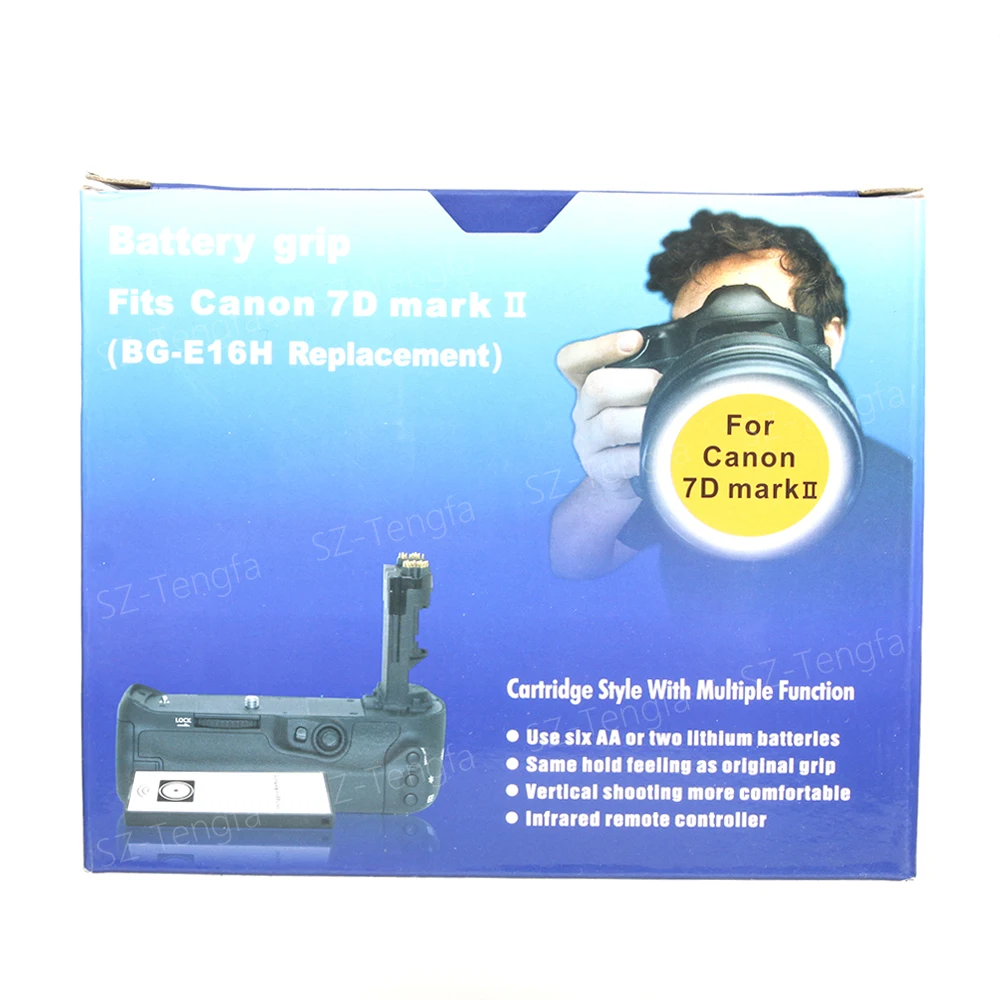 ИК пульт дистанционного управления Вертикальная Батарейная ручка BG E16H для Canon 7D