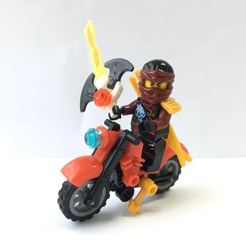 2018 хит ниндзя мотоцикл совместимы legoingly Ninjagoed строительные блоки кирпичи игрушки