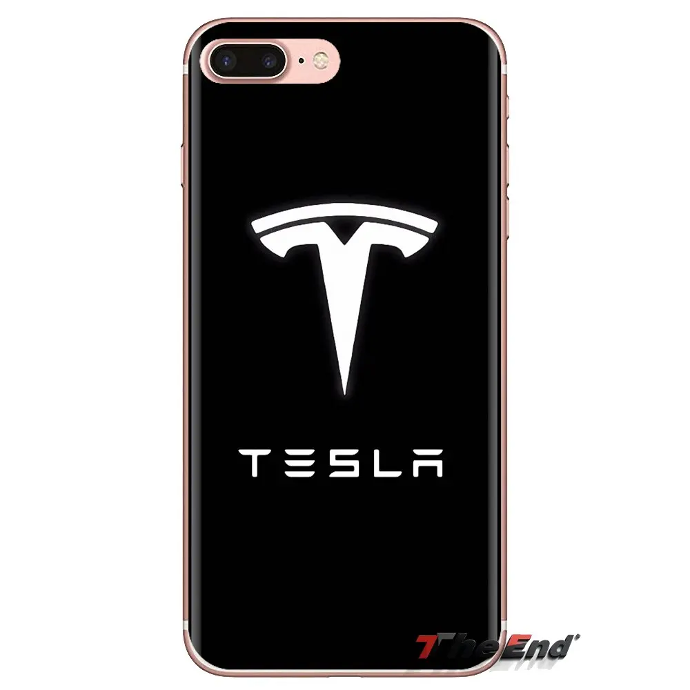 Силиконовый чехол с логотипом Tesla для Huawei G7 G8 P7 P8 P9 P10 P20 P30 Lite Mini Pro P Smart Plus 2017 2018 2019 |