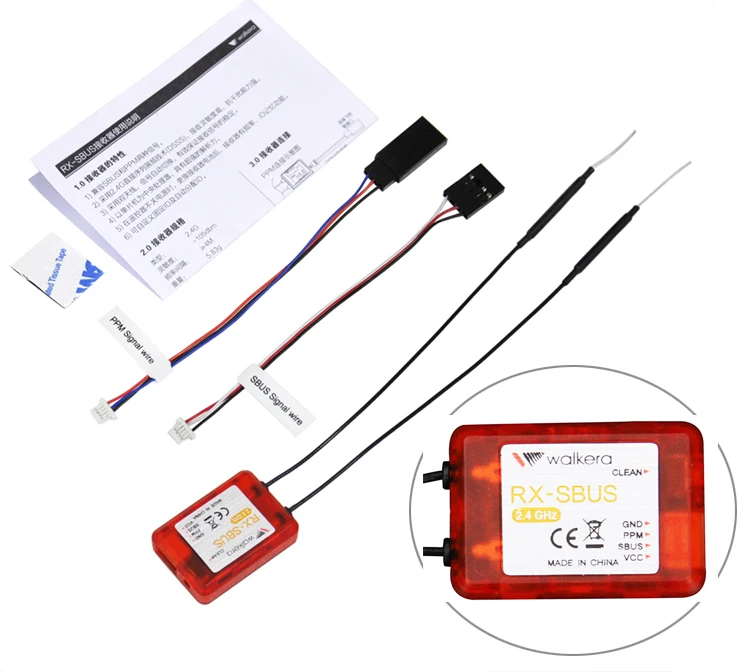 Walkera RX SBUS 2 4G 12CH PPM выход мини приемник для Devo 7/F7/F10/F12E RC модель FPV гоночный Дрон