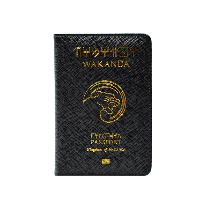 HEQUN Wakanda, Обложка для паспорта, унисекс, RFID Блокировка, для мужчин, держатель для паспорта, кошелек, Asgard, чехол для паспорта, универсальный, Pasaporte