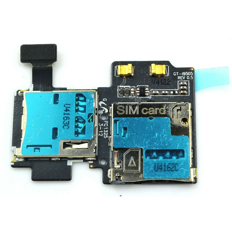 Гибкий Держатель для карт памяти SD Samsung Galaxy S4 IV i337 M919 i9500 i9505|Шлейфы мобильных