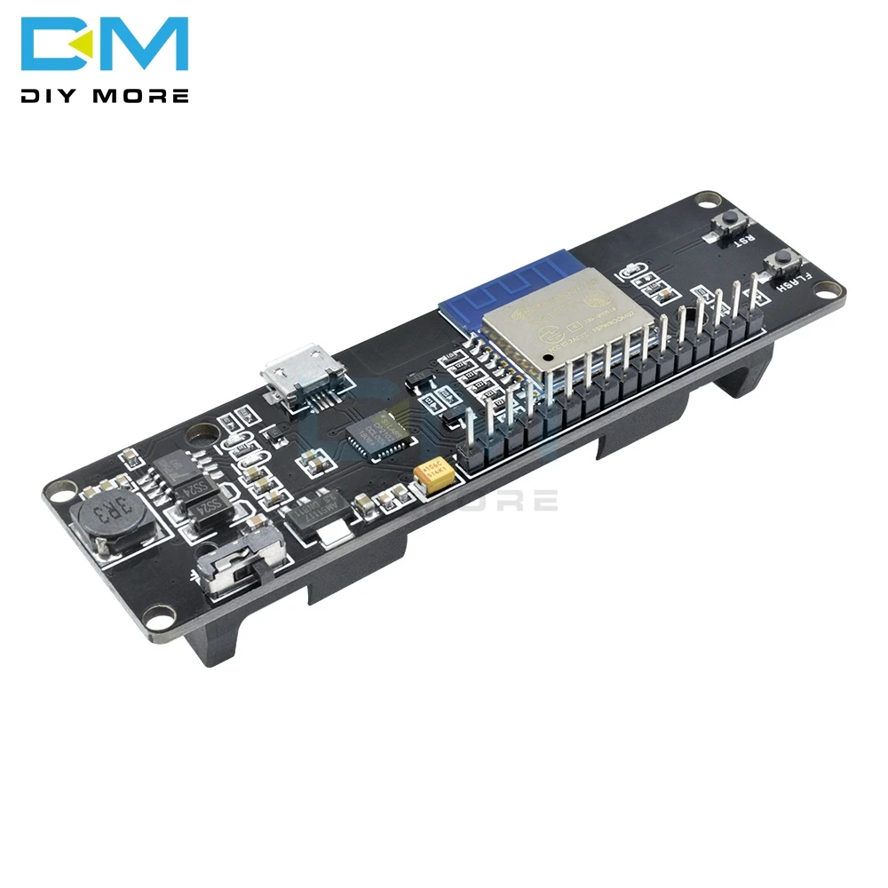 Для WeMos D1 ESP-Wroom-02 материнская плата ESP8266 Mini WiFi Nodemcu модуль 18650 зарядки аккумулятора макетная плата Nodemcu PWM IEC