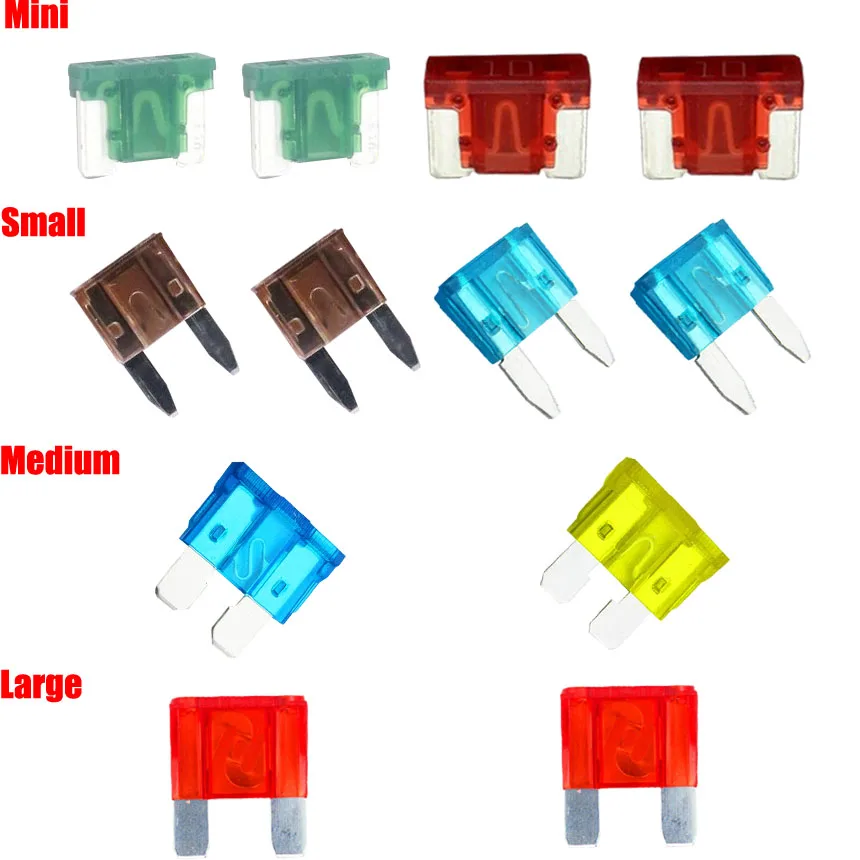 

60A 70A 80A 100A 120A 2P 2Pins Zicc Big Size Insurance Plug In Insert Xenon Light Truck Boat Automotive Car Blade Fuse Link