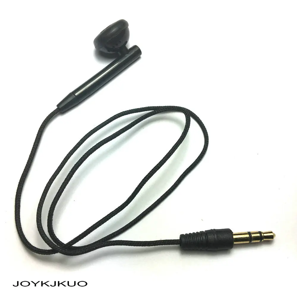 New Universal Short Woven 50cm 3.5mm Mono Single In-Ear Earbud Earphone Headset for all audio devices | Электроника