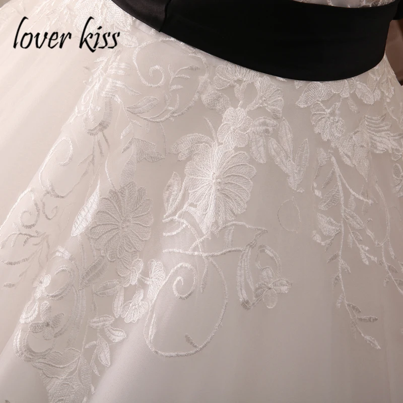 Lover Kiss Vestido De Novia дизайнерское кружевное бальное свадебное платье с низкой задней