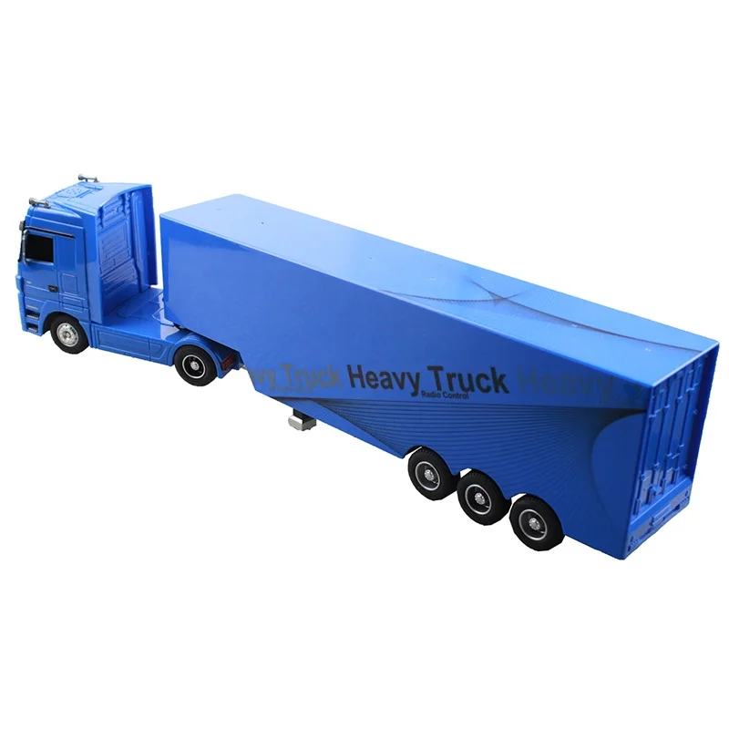 Blue Container Радиоуправляемый грузовик, 1:32 самосвал, 10 колес, наклонная тележка, радио управление, наконечник, грузовик, автоподъемник, инженерный контейнер, транспортное средство, электронная игрушка для хобби - Цвет: Blue Container