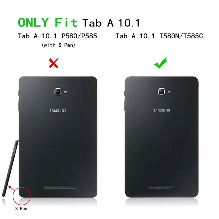 Для Samsung Galaxy Tab A 10 1 (2016) T580 T585 T585N T585C мягкий чехол для задней панели TPU SM-T580N SM-T585N + 3