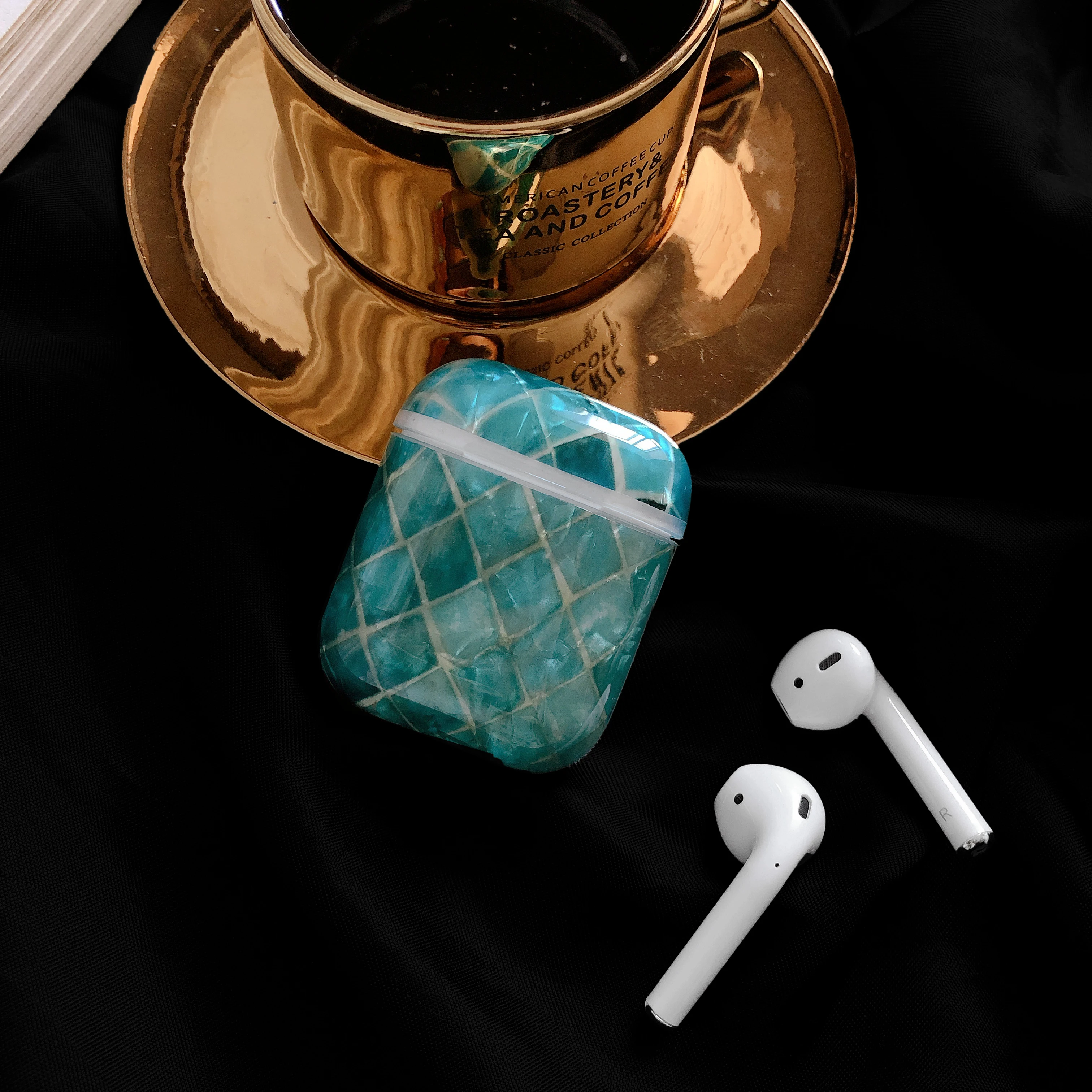 2019 новый рыбий чешуя PC жесткий защитный чехол для Apple Airpods 1 2 зарядная коробка