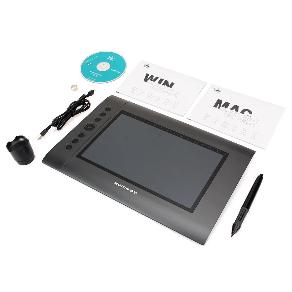HUION H610 Цифровые планшеты 10 &quotx 6.25&quot USB Книги по искусству Графика рисунок