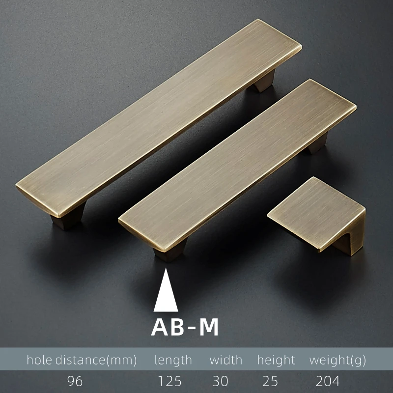 

Латунные ручки для мебели Dooroom черные/серебристые/бронзовые