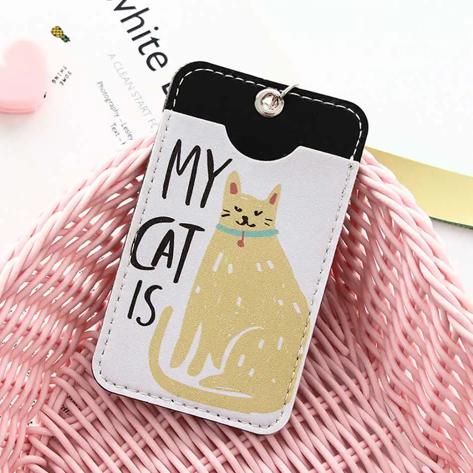 9 Kawaii, животное, единорог, банк, кредитный ID держатель для карт, Обложка для карт, Женский дорожный банк, автобус, кредитная карта, брелок, кошелек, цепочка, держатель для карт - Цвет: 9