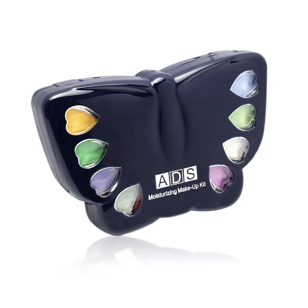 4 шт. матовая палитра теней для век симпатичная кисточка макияжа + тени румяна