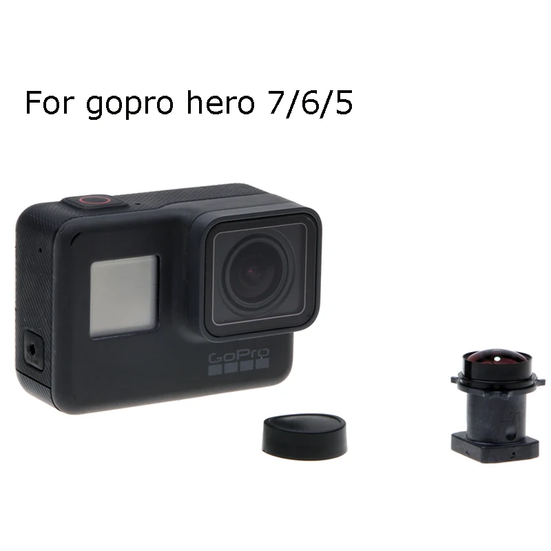 Go Pro Hero 5 6 объектив 170 градусов широкоугольный объектив Замена объектива для Gopro Hero 5 Hero 6 Go Pro Hero 7 черная Экшн-камера