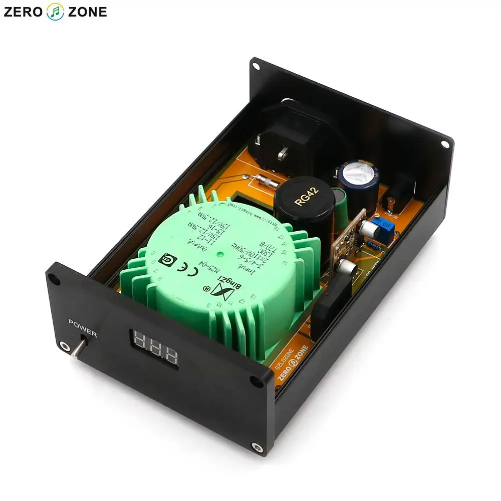 GZLOZONE новая версия 25 Вт полный отдел MOS Линейный источник питания HIFI LPS PSU + экран