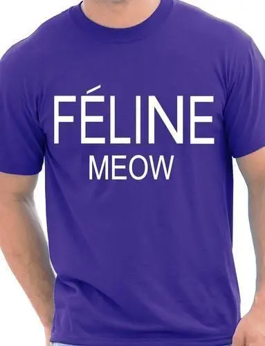 

Feline Meow Gift Unisex T-Shirt More Size and Colors-A633