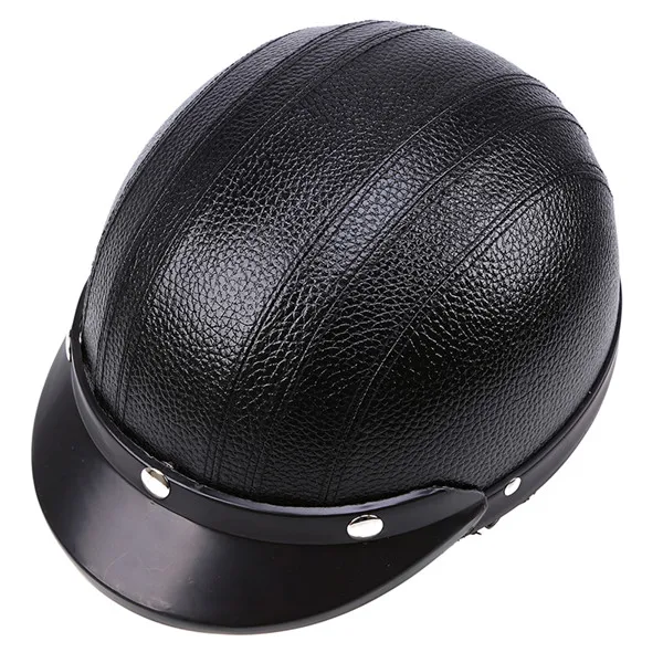 Helmet Style 1 POSSBAY мотоциклетные шлемы винтажные скутеры полуоткрытые мотоциклетные Шлемы Casco Moto козырек УФ очки Мужские шлемы для Harley - Цвет: Helmet Style 1