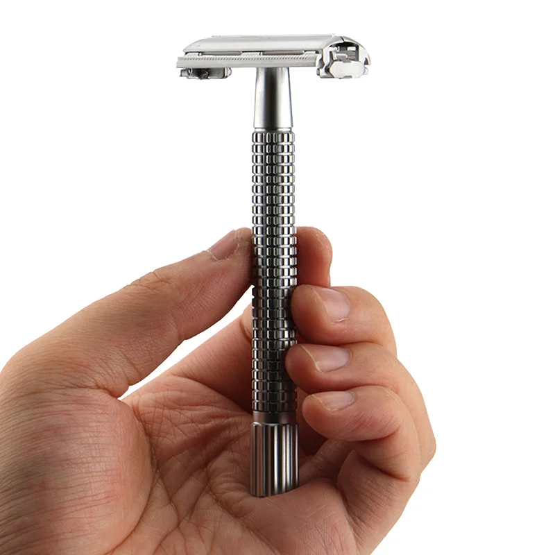 Бритва HAWARD мужская с двойной оправой безопасная матовая ручная бритва длинной