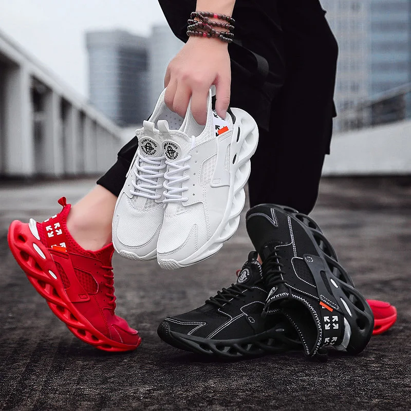 Мужская Супер крутая дышащая Спортивная обувь для бега Ультра легкий вес