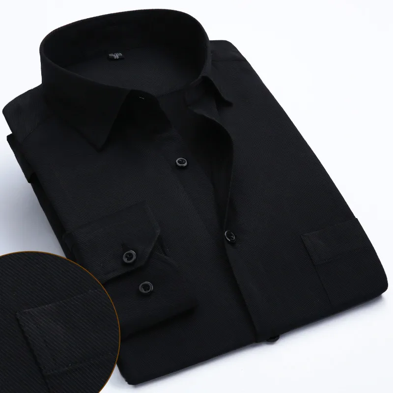 Качество Марка Camisa Masculina рубашка с длинными рукавами Для мужчин Slim Fit Дизайн Формальные Повседневное Мужской Мужская классическая рубашка брендовая мягкая удобная