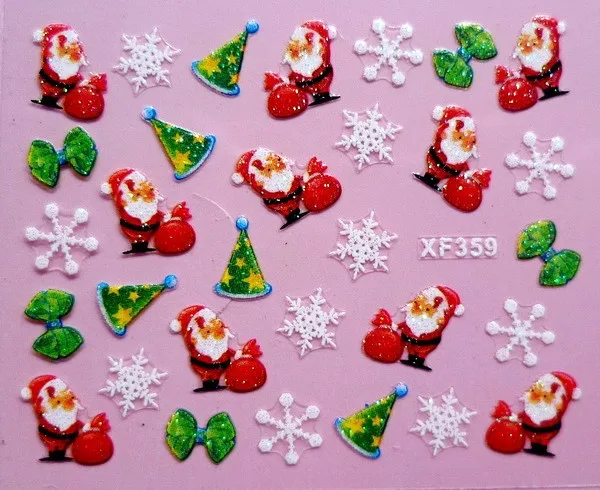 Европа Красота Белый цветок розы Кружева резные стикеры 3D на ногти nail Art 3D наклейки для ногтей Инструменты XF712