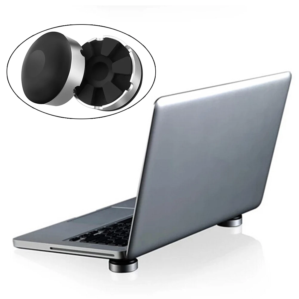 2PCS Feet Laptop Stand Portable Cooler Cool Ball Skidproof Notebook Heat Dissipation Cooling Pad For MacBook | Компьютеры и офис