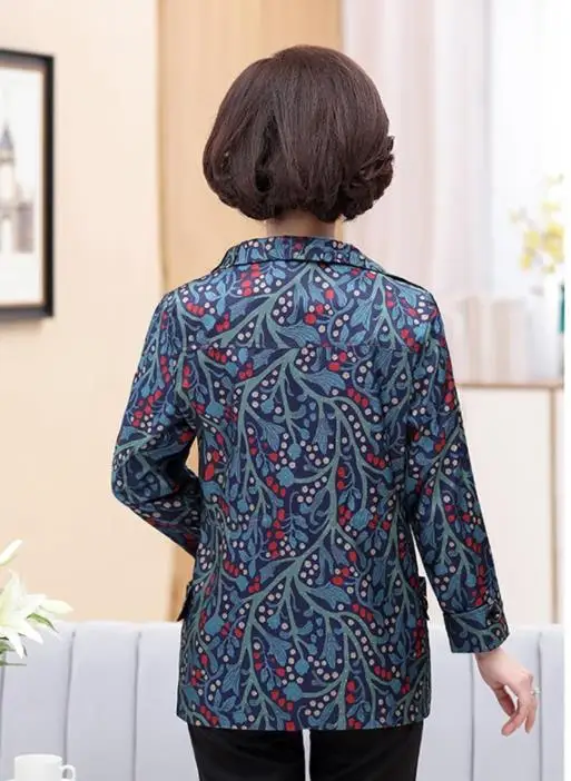 Women's spring and autumn print jacket thin windbreaker | Женская одежда