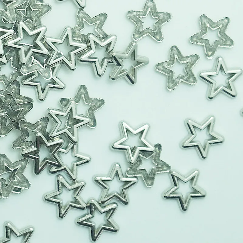Декоративные металлические заклепки горячей фиксации пятиконечная звезда шип