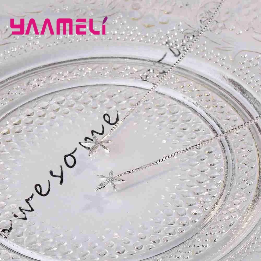 Новые модные длинные серьги в виде листьев из стерлингового серебра 925 пробы для