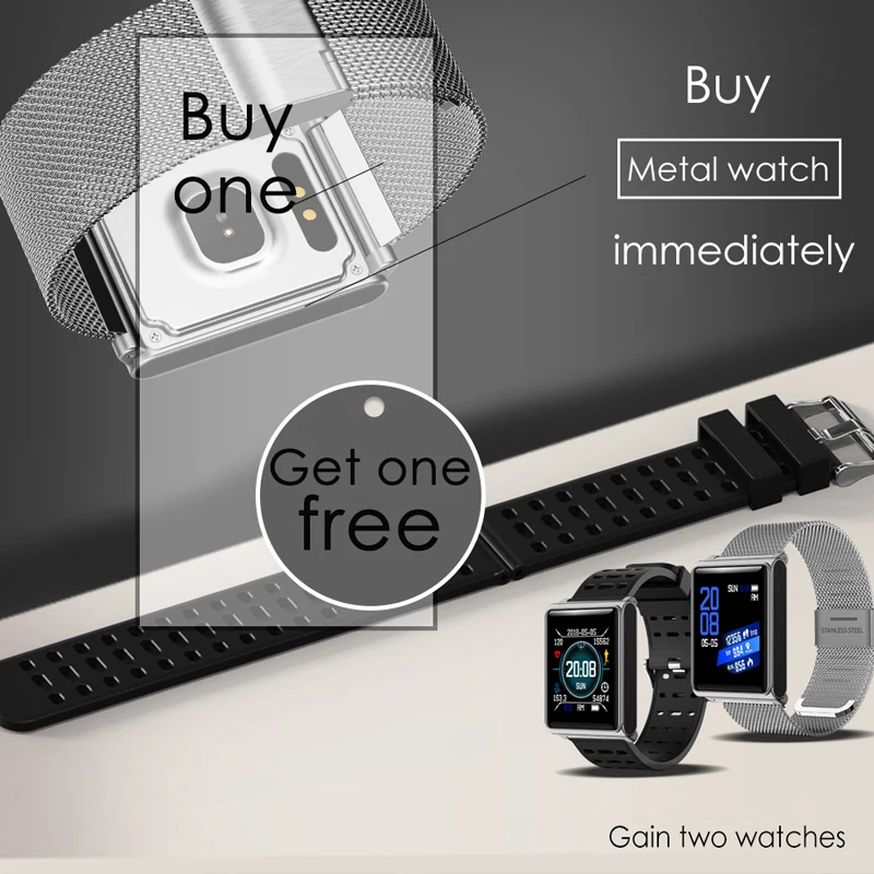 Умные часы с Bluetooth умные для телефона Android тонкий светодиодный цифровой сенсорный