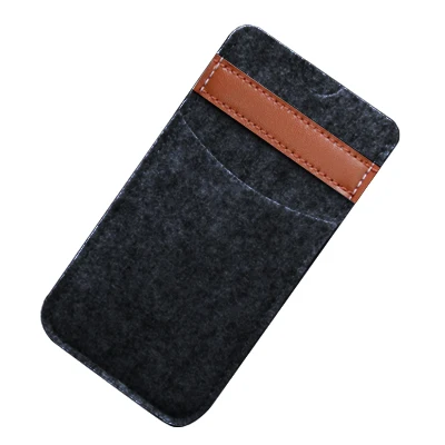 For iPhone 6s Чехол для мобильного телефона с отделением для карт для iPhone X, 6, 6 S, 7, 8 Plus, 5,5 дюймов, чехол для iPhone 6s, 7 Plus, сумки, ручная работа, чехол из шерсти и фетра, кошелек - Цвет: For iPhone 6s