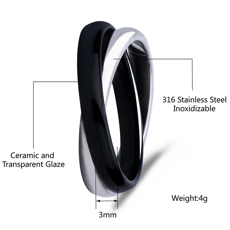 Большое керамическое кольцо в форме Креста модное женское ювелирное изделие