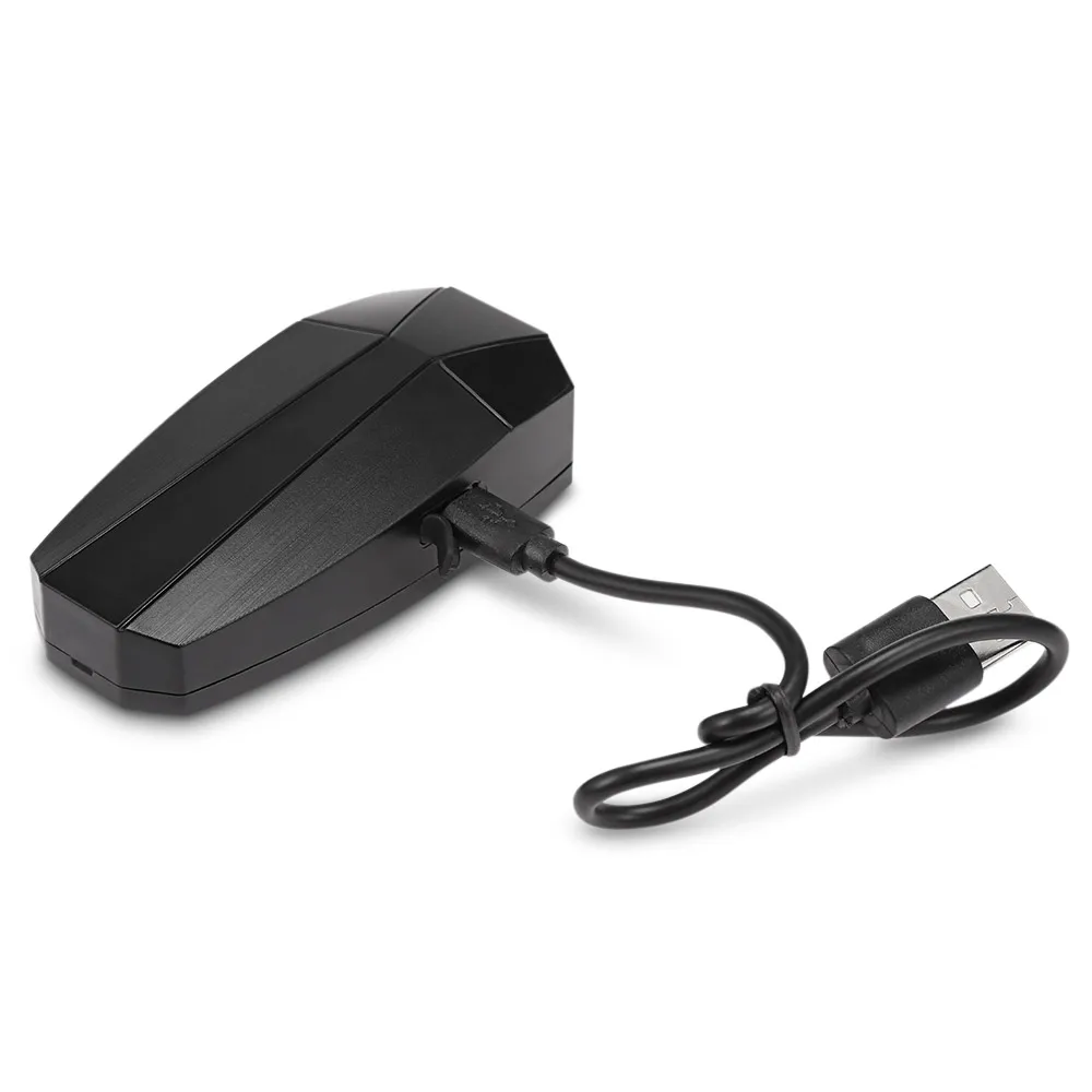 Deemount велосипедный задний фонарь + Противоугонная сигнализация USB зарядка